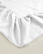 Fitted Sheet in Bianco Puro