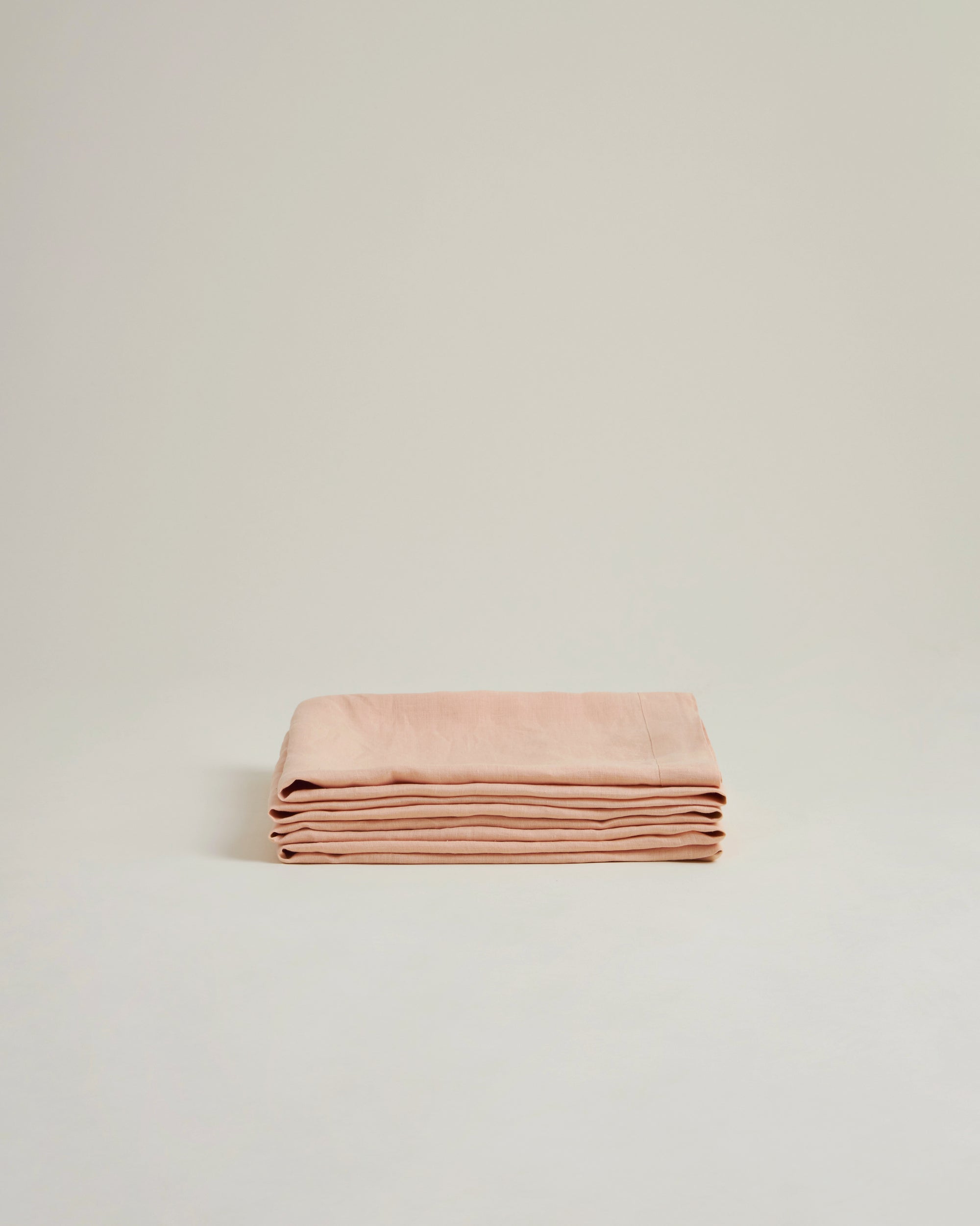 Flat Sheet in Rosa Pesca