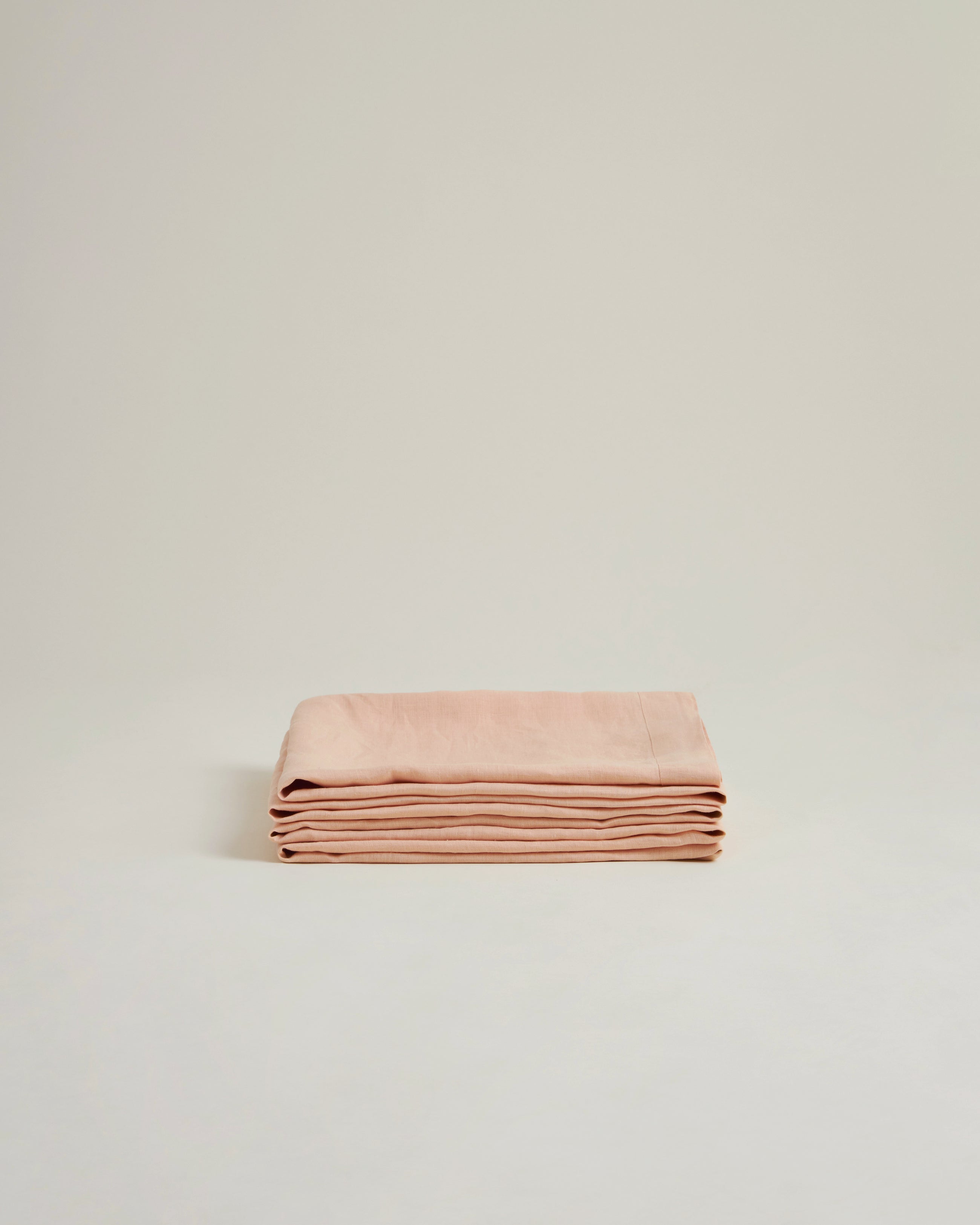 Flat Sheet in Rosa Pesca