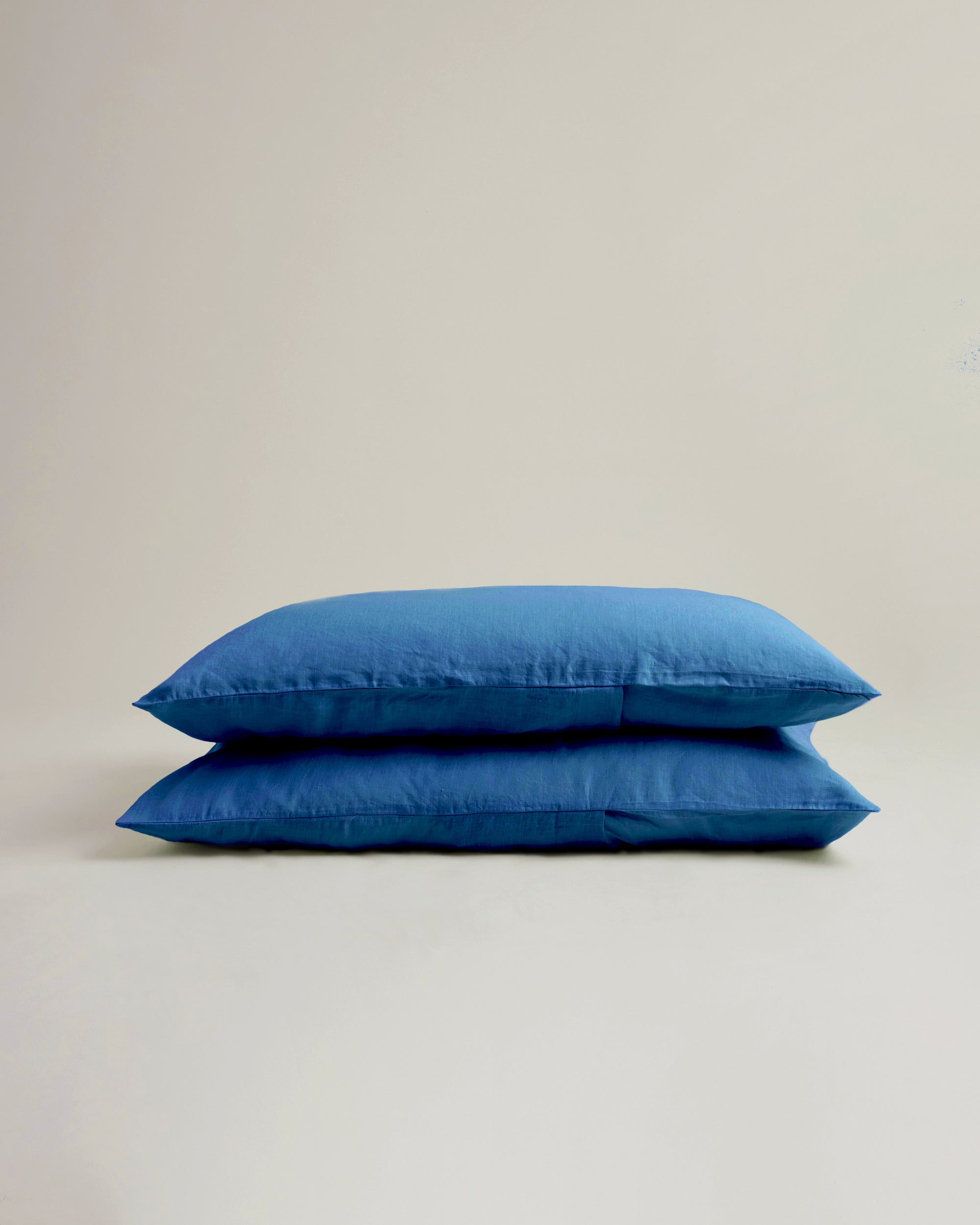 A Pair of Pillowcases in Blue Mirto