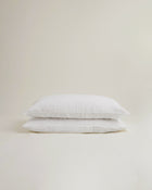 A Pair of Pillowcases in Bianco Puro