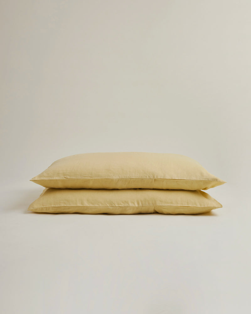 A Pair of Pillowcases in Miele