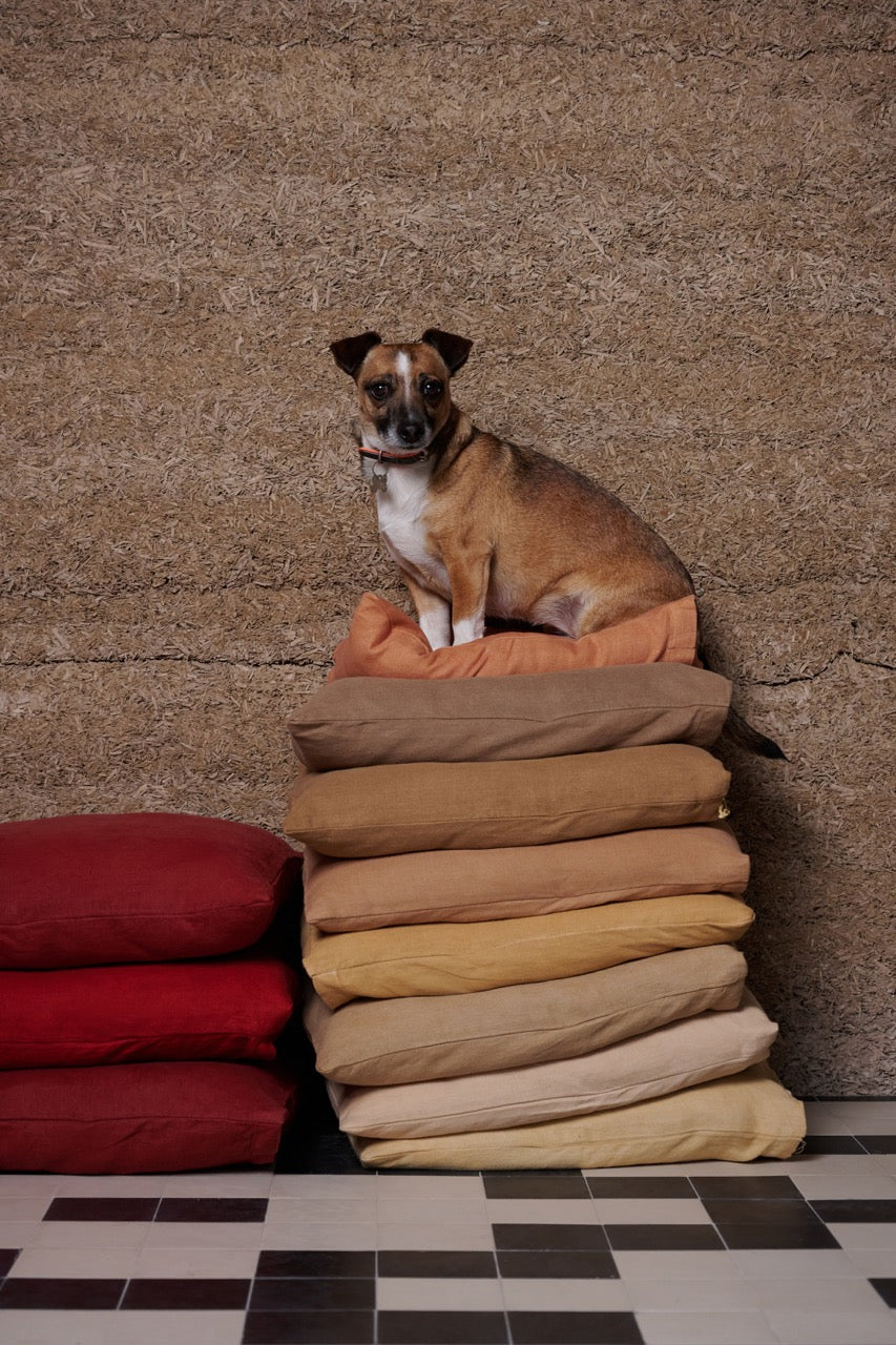 Naturally Dyed Hemp Cushion Cover