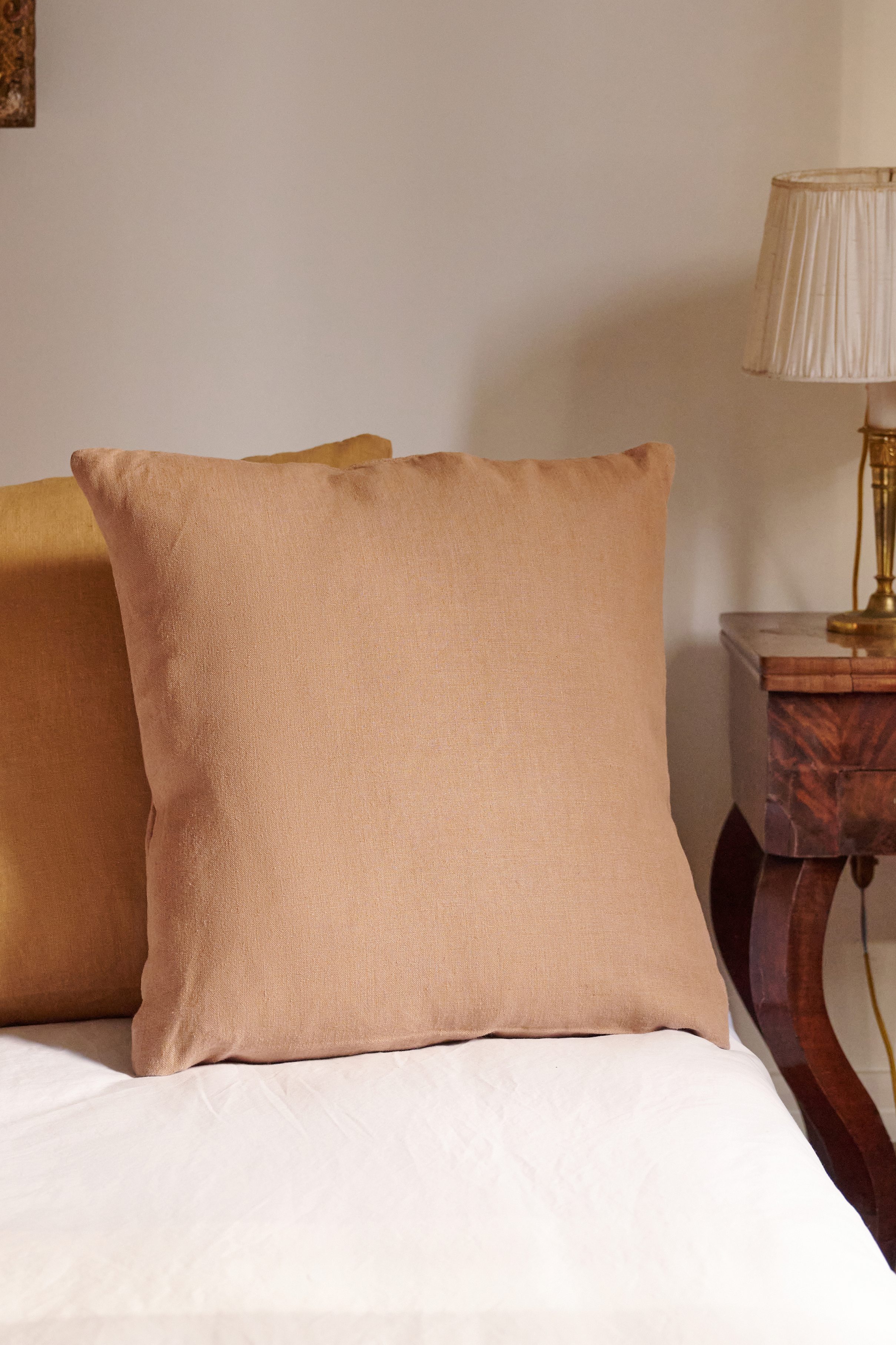 Naturally Dyed Hemp Cushion Cover